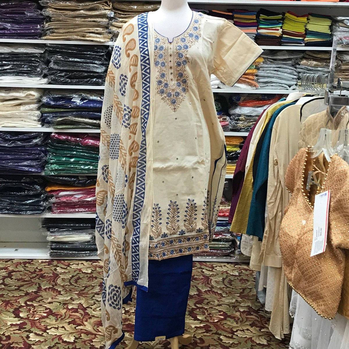 Kurta Shalwar Dupatta Size 48 - Mirage Sarees