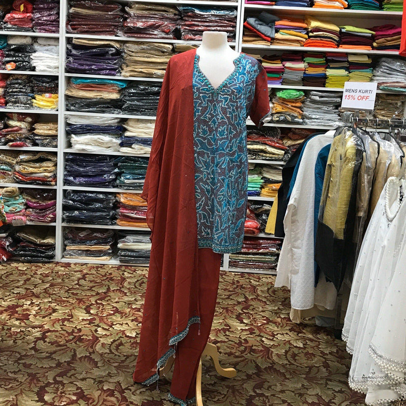 Kurta Churidar Dupatta Size 46 - Mirage Sari Center