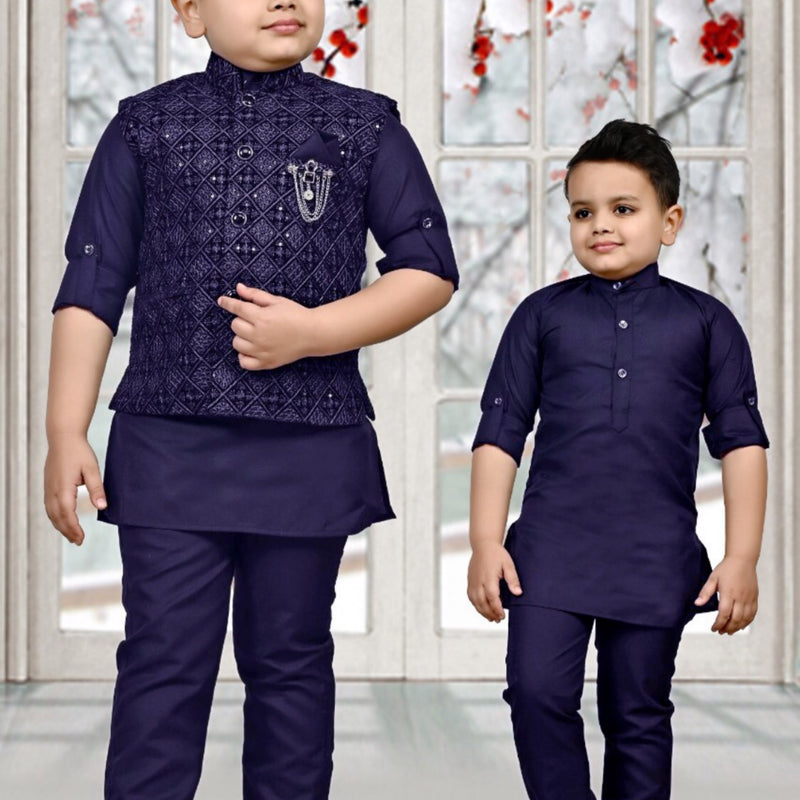 KURTA TROUSER VEST, BOYS, SIZE 10