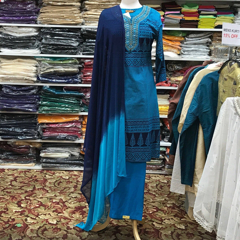 Kurta Shalwar Dupatta Size 38 - Mirage Sarees