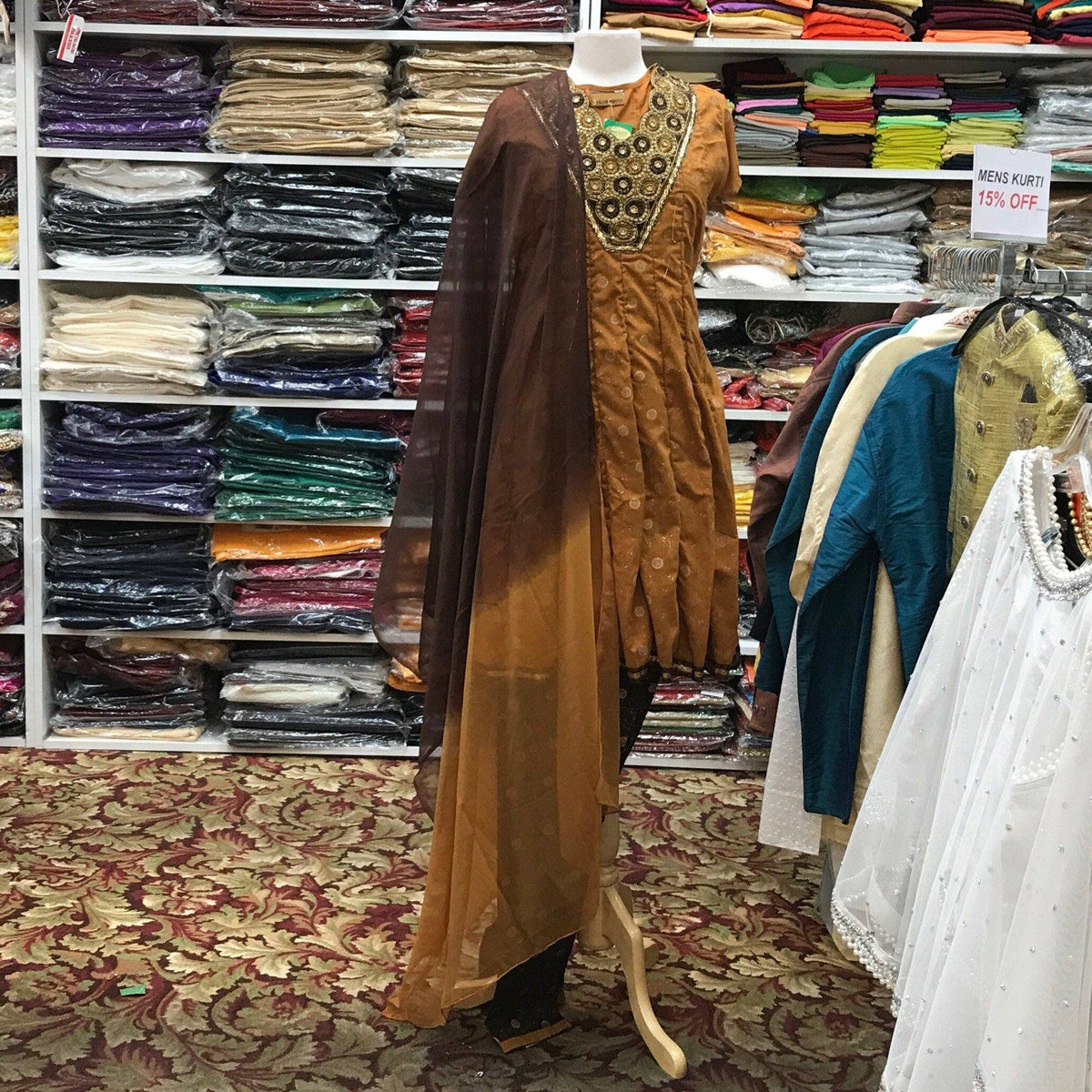 Kurta Churidar Dupatta Size 42 - Mirage Sarees