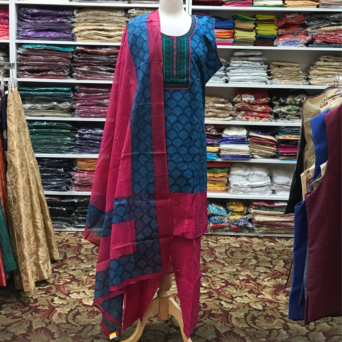 KURTA SHALWAR DUPATTA SIZE 48 - Mirage Sarees