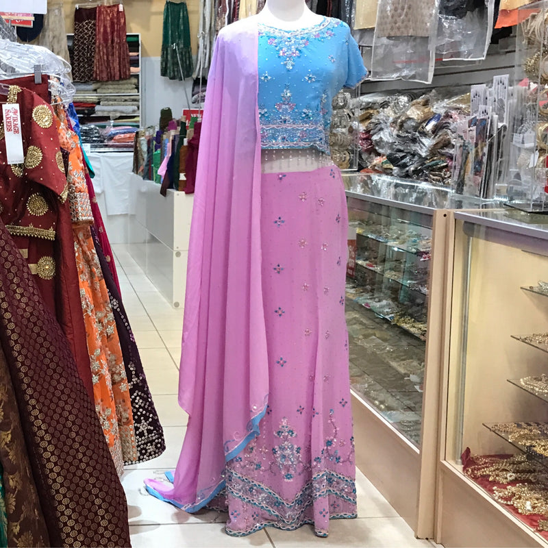 LEHENGA CHOLI SCARF, SIZE 44