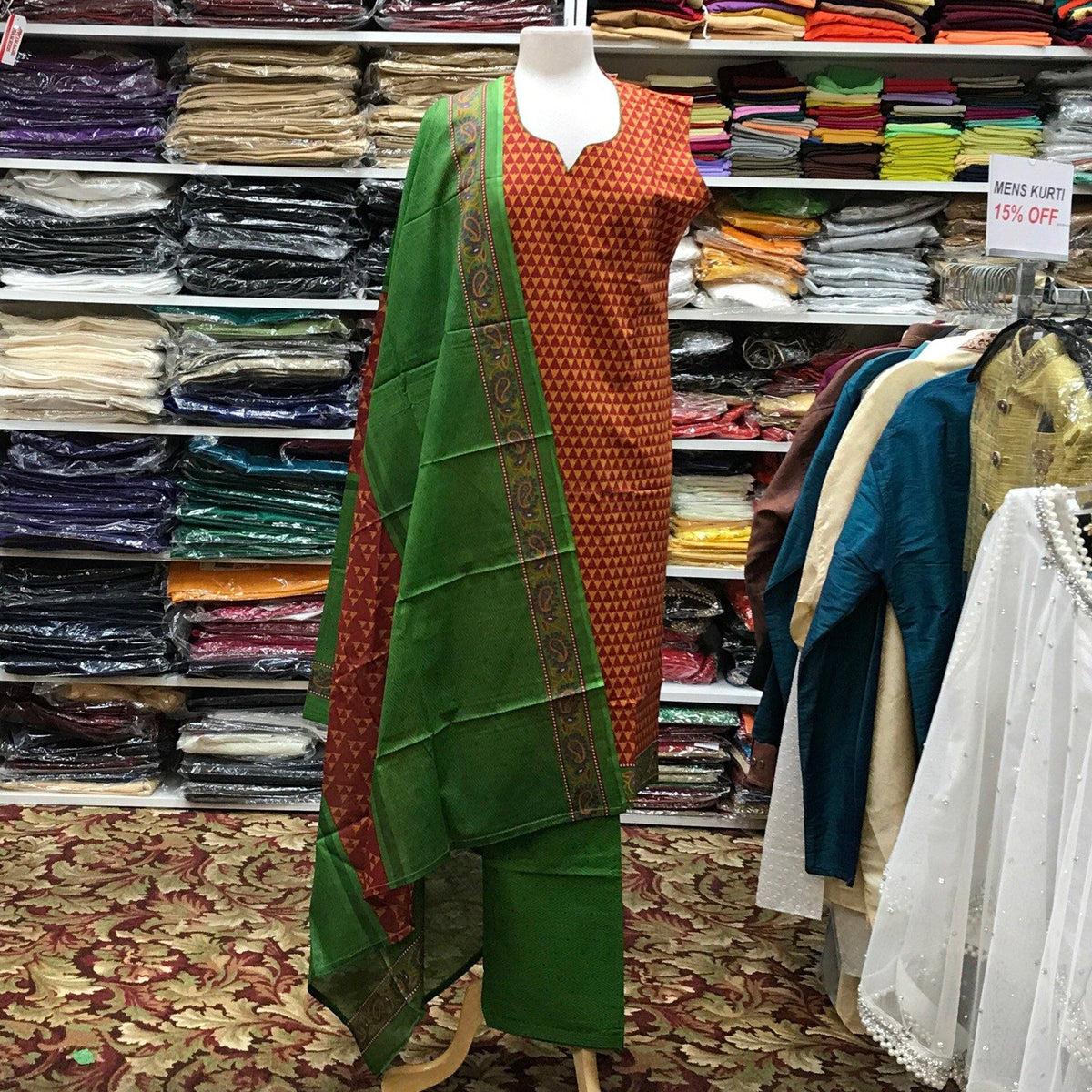 Kurta Shalwar Dupatta Size 40 - Mirage Sarees