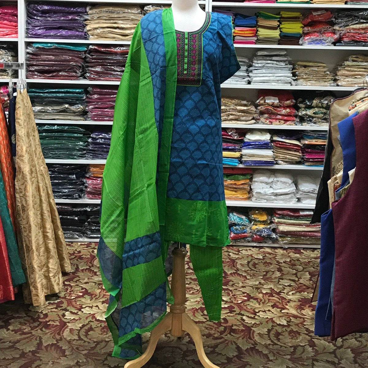 KURTA SHALWAR DUPATTA SIZE 50 - Mirage Sarees