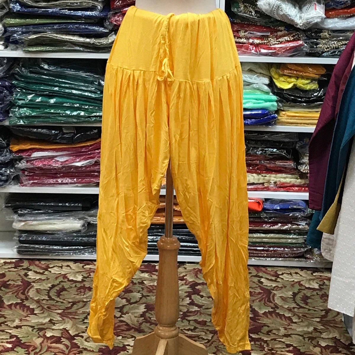 Assorted Yellow Trouser - Mirage Sarees