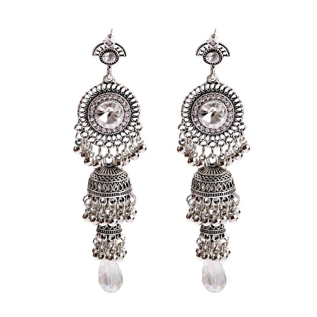 Retro Gold Earrings Indian Jewelry For Women