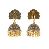 Retro Bollywood Oxidized Gypsy Earrings Jewelry Women Ethnic Gold Afghan Birdcage