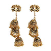 Retro Bollywood Oxidized Gypsy Earrings Jewelry Women Ethnic Gold Afghan Birdcage