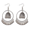 Retro Indian Jewelry Jhumka Jhumki Drop Earrings Gypsy Gold Silver Color Tassel Earrings For Women Fashion Jewelry