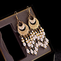 New Retro Sector Silver Color Turkish Bells Indian Jhumka Earrings