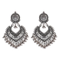 Retro Moon Indian Jewelry Jhumka Earrings