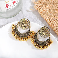 Retro Moon Indian Jewelry Jhumka Earrings