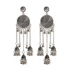 Retro Bollywood Oxidized Gypsy Earrings Jewelry Women Ethnic Gold Afghan Birdcage