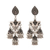 Antique Ethnic Indian Jhumka Women Retro Bell Long Tassel Earrings